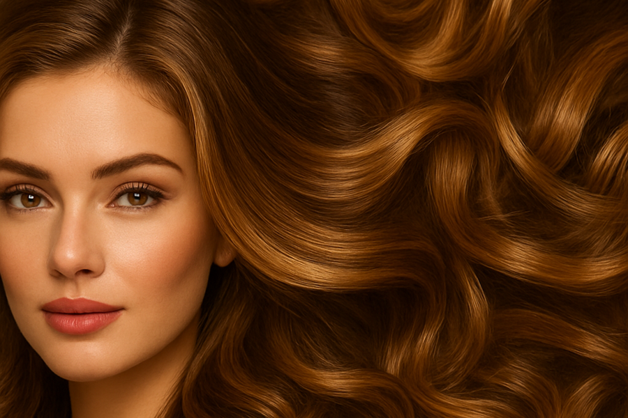 Cabelos sedosos e brilhantes